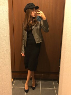 「one way（ワンウェイ）のアイテム（帽子）」を使った、mrpさん（レディース・161cm）の春コーディネート