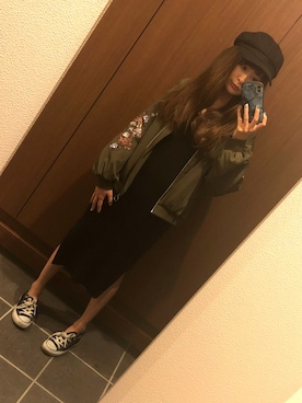 「one way（ワンウェイ）のアイテム（帽子）」を使った、mrpさん（レディース・161cm）の春コーディネート