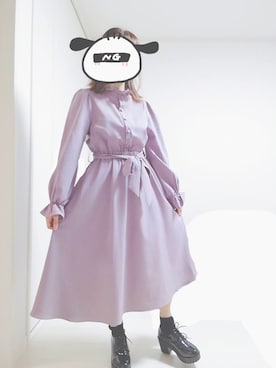 「夢展望（ユメテンボウ）のアイテム（ワンピース/ドレス）」を使った、oto  だいがくせいさん（レディース・150cm）の秋コーディネート