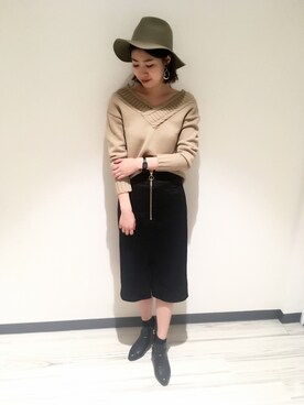 さとぅーさん（レディース・170cm）の秋コーディネート