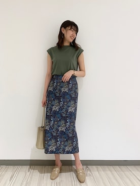 「アイテム（イヤリング）」を使った、さとぅーさん（レディース・170cm・20代）の夏コーディネート
