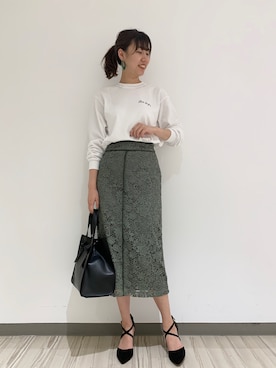「アイテム（イヤリング）」を使った、さとぅーさん（レディース・170cm・20代）の夏コーディネート