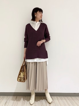 さとぅーさん（レディース・170cm）の秋コーディネート