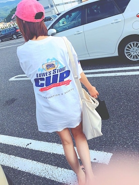 「Freestyle（フリースタイル）のアイテム」を使った、seiraさん（レディース・156cm）の夏コーディネート