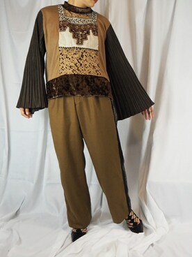 「#レース」｜mothersmade  さん（レディース・153cm）の冬コーディネート