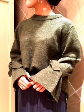 nano・universe 阿倍野 STAFFさん(レディース・160cm)の秋コーディネート