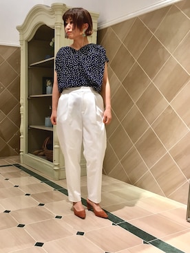 「トレンド」｜nano・universe 阿倍野 STAFFさん（レディース・153cm）の春コーディネート