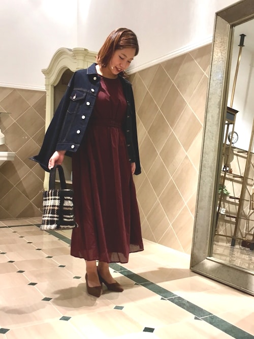 Nano Universe 阿倍野 Staff Nano Universe 阿倍野 Nano Universeのワンピースを使ったコーディネート Wear