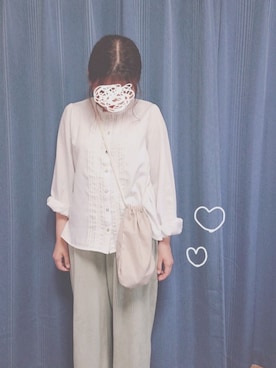 「Agreable（アグレアーブル）のアイテム」を使った、memmasuki22さん（レディース・154cm）の春コーディネート