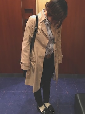 「PATTERN（パターン）のアイテム」を使った、Kanaeさん（レディース・154cm）の春コーディネート