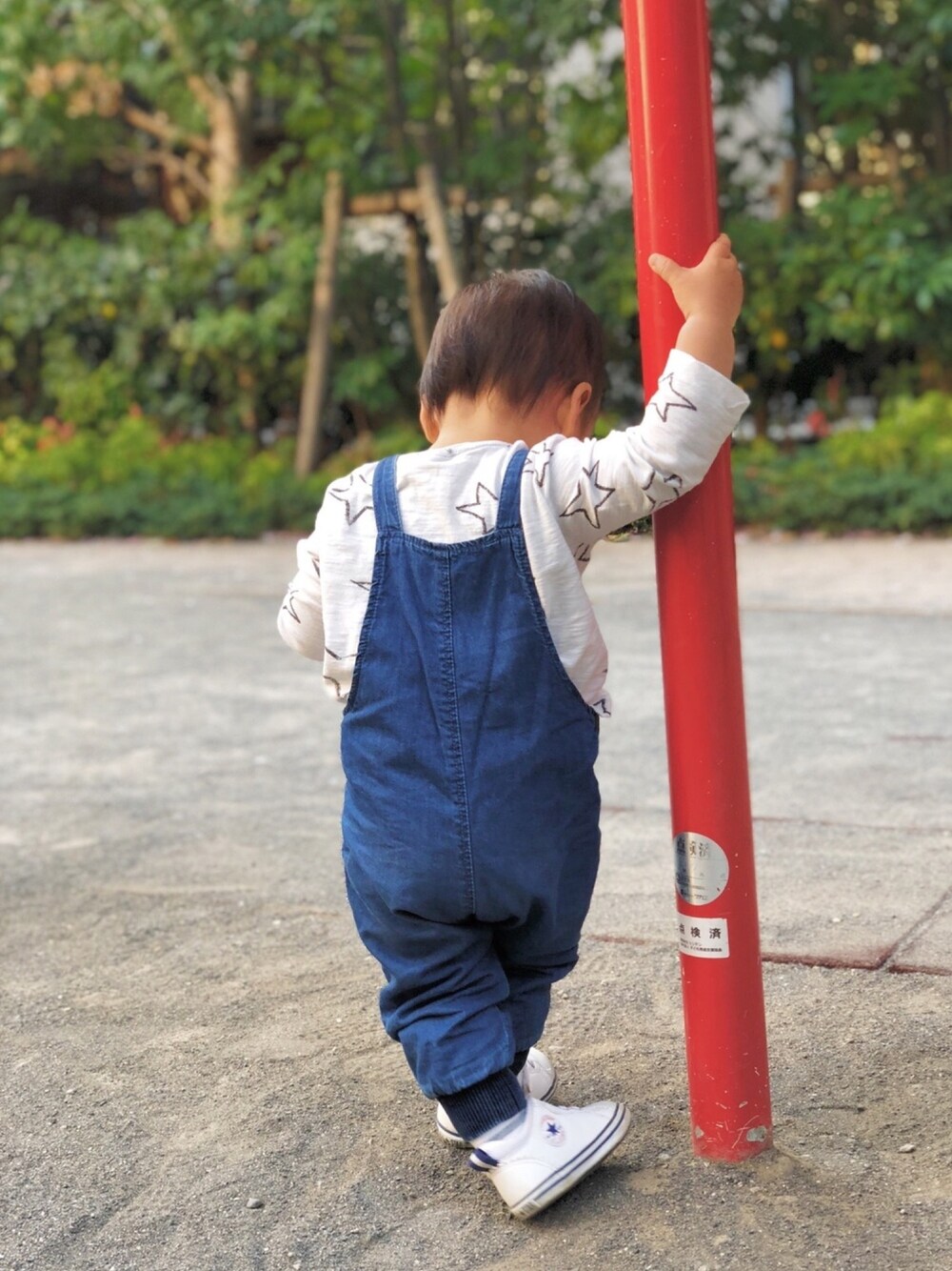 「息子コーデ、男の子コーデ、1歳、男の子ママ、zarababy、ZARAKIDS」｜「ZARAのアイテム（Tシャツ/カットソー、ホワイト系）」を使った、natsuno.さん（レディース・155cm）の春コーディネートの1枚目の写真