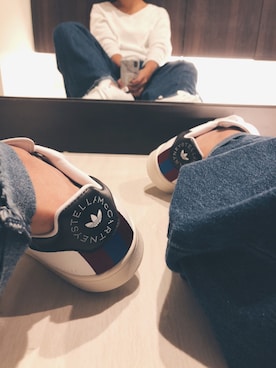 「スタンスミス」｜natsuno.さん（レディース・155cm）の秋コーディネート