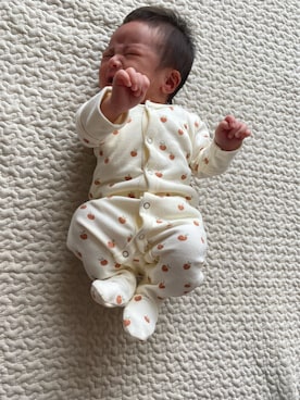 「Quincy Mae（クインシーメイ）のアイテム」を使った、コニシさん（キッズ・50cm）の秋コーディネート