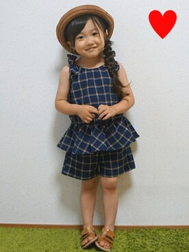 yui*aiさん（キッズ・90cm）の夏コーディネート