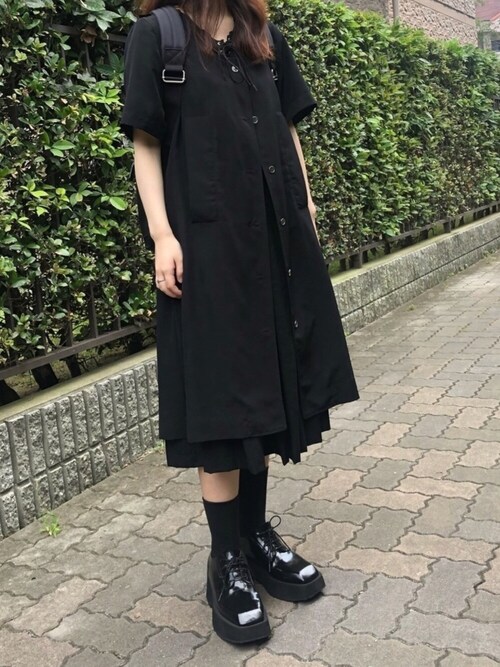 沙 Mm6 Maison Margielaのワンピースを使ったコーディネート Wear