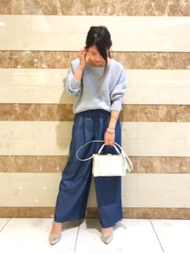 「PotioR（ポティオール）のアイテム」を使った、Loungedressさん（レディース・160cm）の冬コーディネート