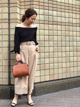 「FIORELLI（フィオレッリ）のアイテム（バッグ）」を使った、Loungedressさん（レディース・160cm）の春コーディネート