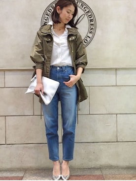 「ヤヌーク」｜Loungedressさん（レディース・160cm）の春コーディネート