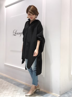 「MOTHER DENIM（マザーデニム）のアイテム」を使った、Loungedressさん（レディース・160cm）の夏コーディネート