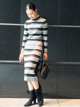 「Luca Grossi（ルーカグロッシ）のアイテム」を使った、Loungedressさん（レディース・160cm）の秋コーディネート