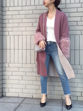 Loungedressさん（レディース・160cm）の冬コーディネート