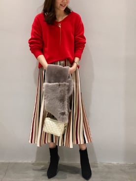 「Luca Grossi（ルーカグロッシ）のアイテム」を使った、Loungedressさん（レディース・160cm）の冬コーディネート