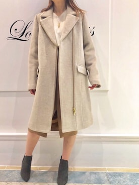 「LOUNGEDRESS（ラウンジドレス）のアイテム（その他アウター）」を使った、Loungedressさん（レディース・160cm）の冬コーディネート