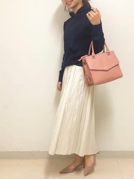 「FIORELLI（フィオレッリ）のアイテム（バッグ）」を使った、Loungedressさん（レディース・160cm）の冬コーディネート