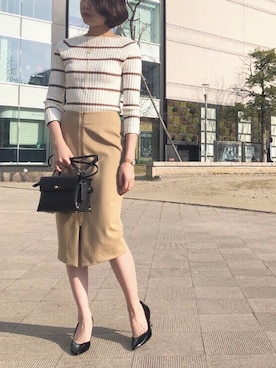 「PotioR（ポティオール）のアイテム」を使った、Loungedressさん（レディース・160cm）の冬コーディネート