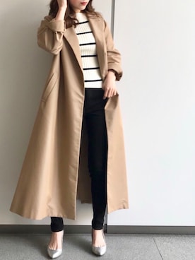 「LOUNGEDRESS（ラウンジドレス）のアイテム（その他アウター）」を使った、Loungedressさん（レディース・156cm）の冬コーディネート