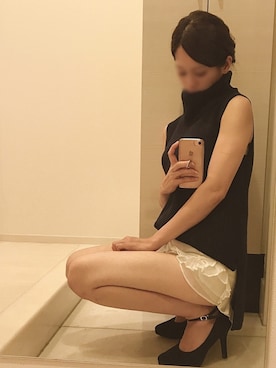 「黒ヒール」｜ゆうきさん（レディース・158cm）の夏コーディネート