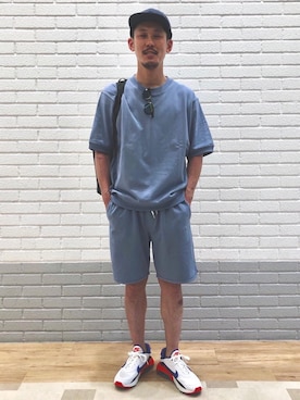 「THE NORTH FACE（ザノースフェイス）の＜THE NORTH FACE（ザ・ノースフェイス）＞ ヒルロック キャップ（キャップ）」を使った、井澤 賢治さん（メンズ・174cm）の春コーディネート