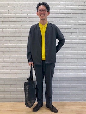 「ベーシック/トラッド」｜井澤 賢治さん（メンズ・174cm）の夏コーディネート