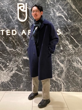 「UNITED ARROWS（ユナイテッドアローズ）のアイテム（その他アウター）」を使った、井澤 賢治さん（メンズ・174cm）の秋コーディネート
