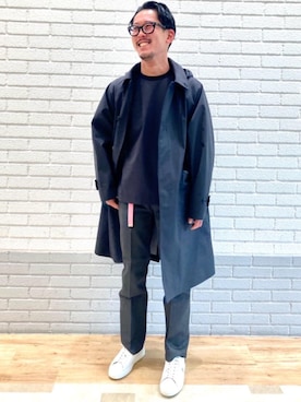「UNITED ARROWS（ユナイテッドアローズ）のアイテム（その他アウター）」を使った、井澤 賢治さん（メンズ・174cm）の冬コーディネート