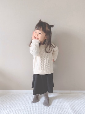 aさん（キッズ・90cm）の春コーディネート