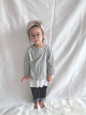 aさん（キッズ・90cm）の春コーディネート