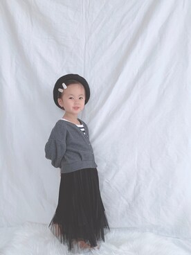 aさん（キッズ・90cm）の春コーディネート