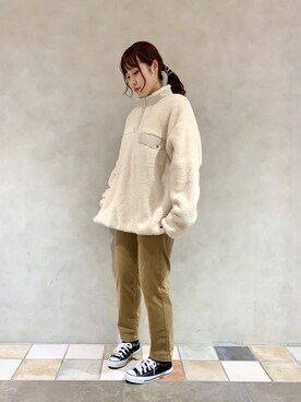「RAGEBLUE（レイジブルー）のアイテム（その他トップス）」を使った、maaahoさん（レディース・160cm）の秋コーディネート