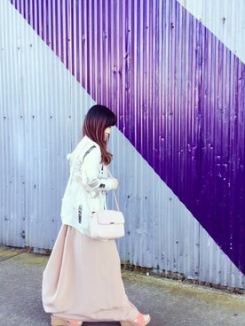 「BY MALENE BIRGER（バイマレーネビルガー）のアイテム（ジャケット/アウター）」を使った、CeliaZHさん（レディース・160cm）の春コーディネート