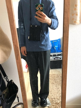 「NUNC（ヌンク）のアイテム」を使った、ふ。さん（メンズ・167cm）の春コーディネート