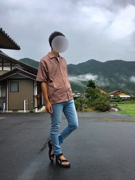 「STUDIOUS BLUE（ストゥディオスブルー）のアイテム」を使った、t@1さん（メンズ・174cm）の秋コーディネート