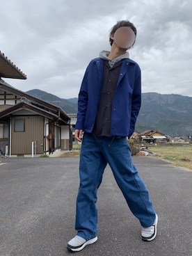 「improves（インプローブス）のアイテム（パーカー）」を使った、t@1さん（メンズ・174cm）の春コーディネート