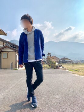 「improves（インプローブス）のアイテム（パーカー）」を使った、t@1さん（メンズ・174cm）の春コーディネート