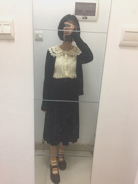 「Balenoのアイテム」を使った、Janyensさん（レディース・160cm）の冬コーディネート