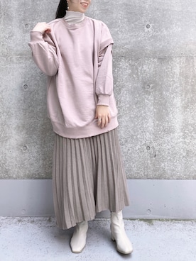 きーちゃんさん（レディース・159cm）の秋コーディネート