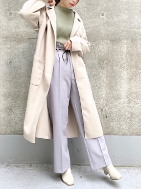 きーちゃんさん（レディース・159cm）の冬コーディネート