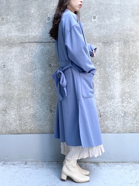 きーちゃんさん（レディース・159cm）の冬コーディネート