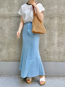 きーちゃんさん（レディース・159cm）の夏コーディネート