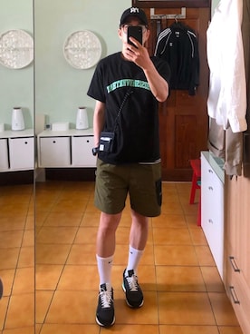 「FENNEC（フェネック）のアイテム」を使った、PIN^2さん（メンズ・163cm）の夏コーディネート